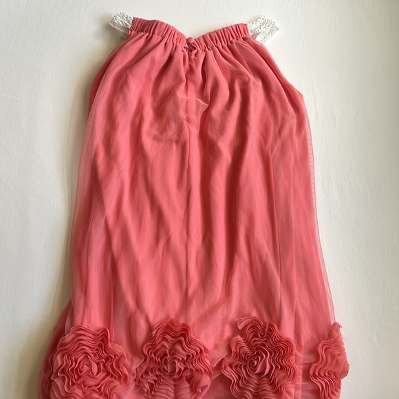 Peaches 'N Cream Coral Dress Girl's Size 8 - Picture 7 of 11